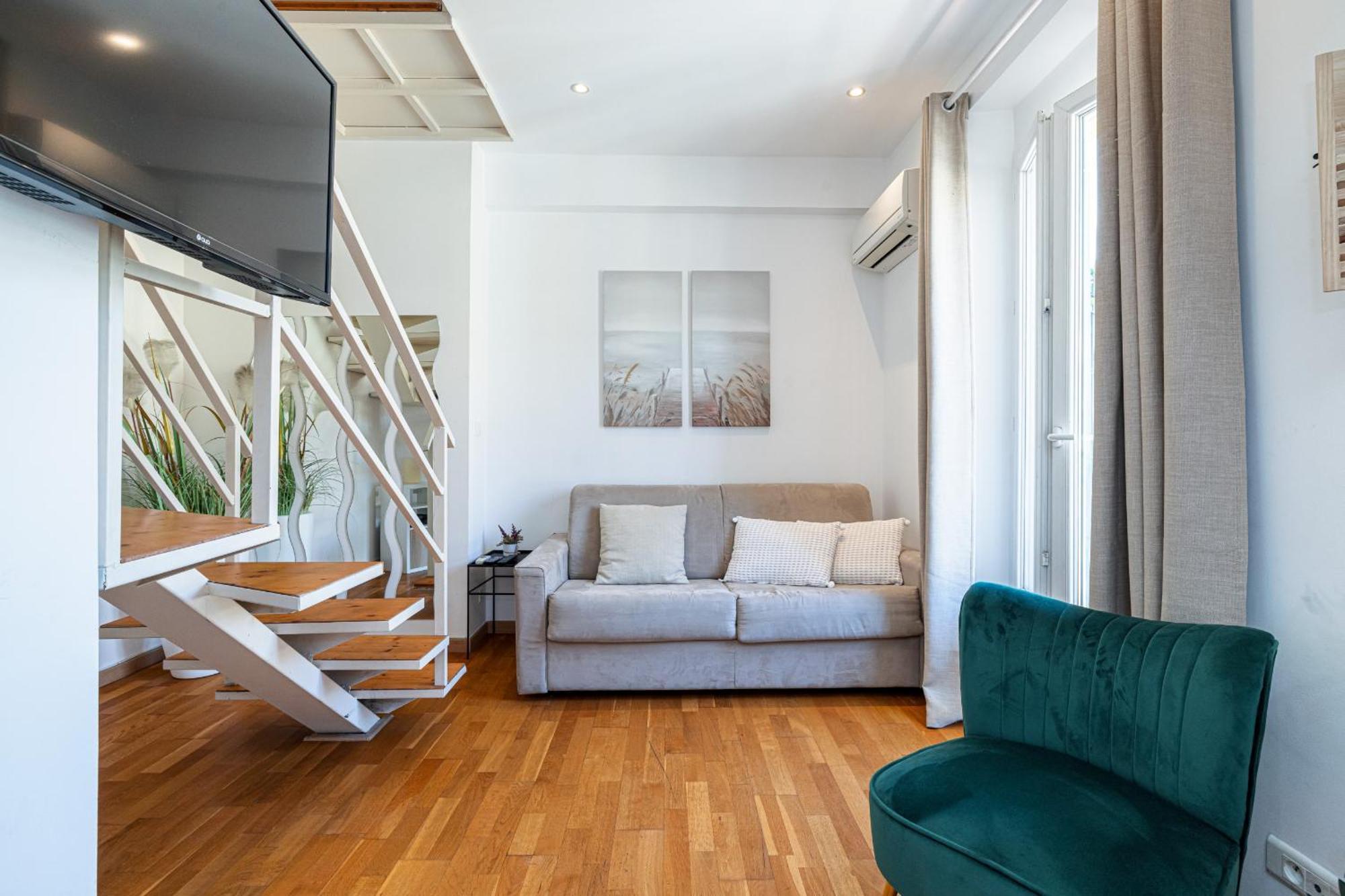 Massena Street - 1 Bdr Duplex With Ac & Parking Apartment Nice Ngoại thất bức ảnh