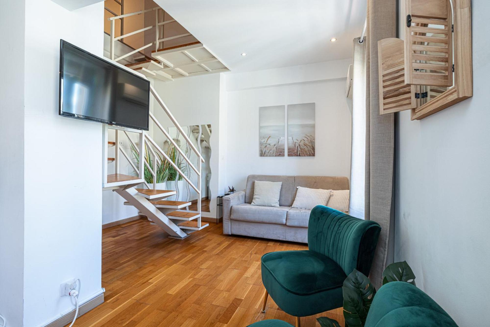 Massena Street - 1 Bdr Duplex With Ac & Parking Apartment Nice Ngoại thất bức ảnh