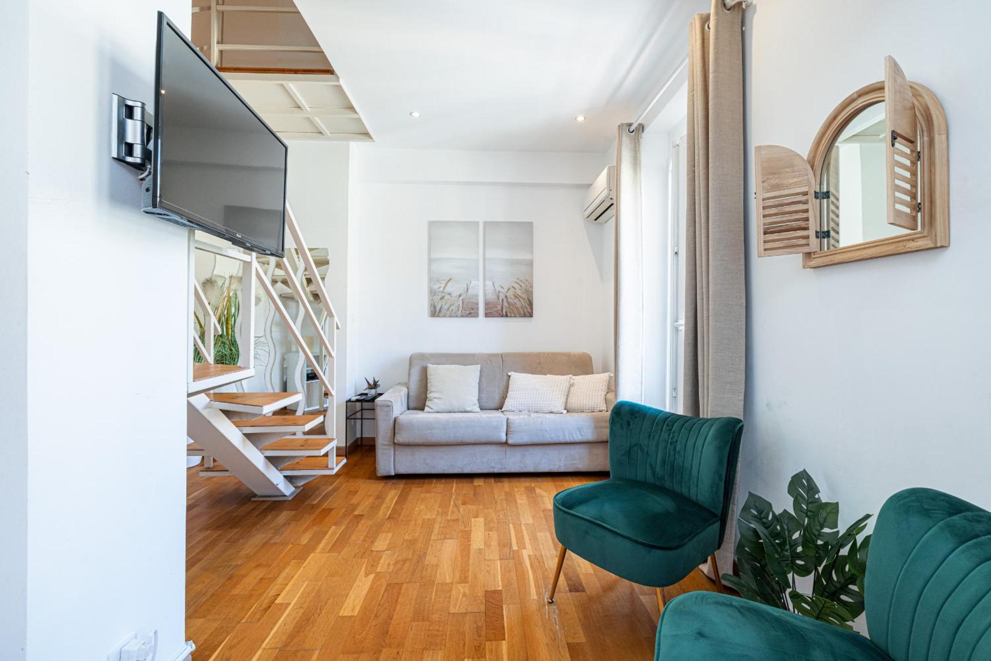 Massena Street - 1 Bdr Duplex With Ac & Parking Apartment Nice Ngoại thất bức ảnh